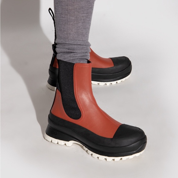 Stella McCartney | Trace Chelse Boots in Rust, size 37 (7.5-8 US - fits large) - Picture 7 of 11